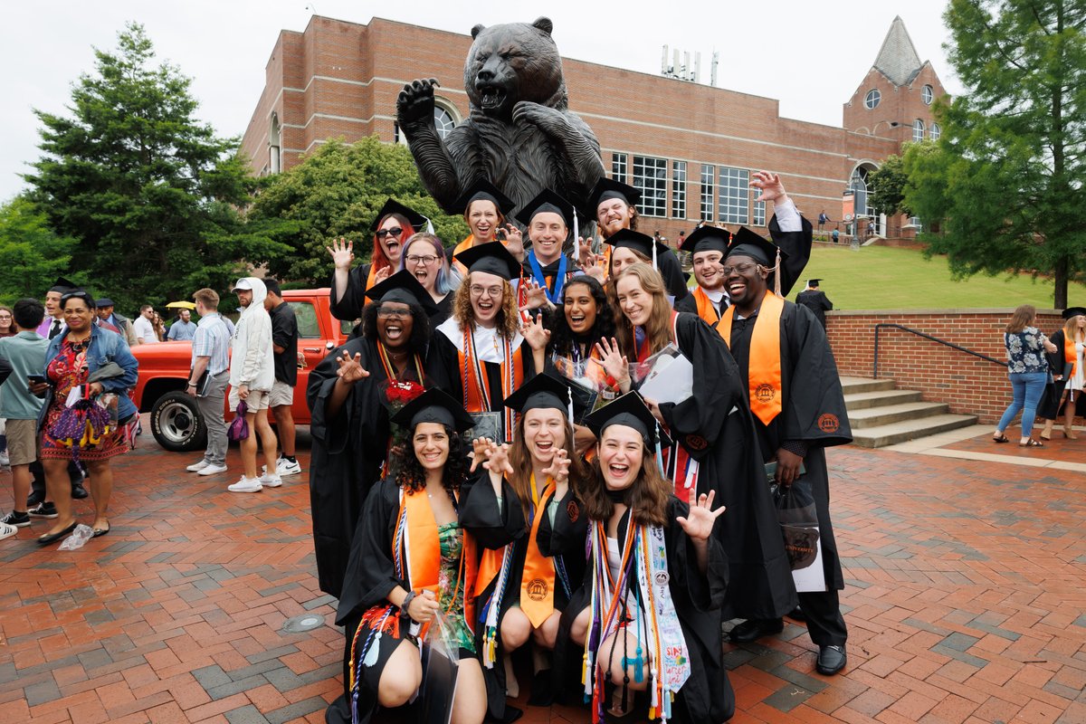 This morning we held our final 2024 commencement for our Macon graduates at Five Star Stadium. We are so proud of our #ClassOf2024! Now, go out and change the world, Bears! #Mercer2024