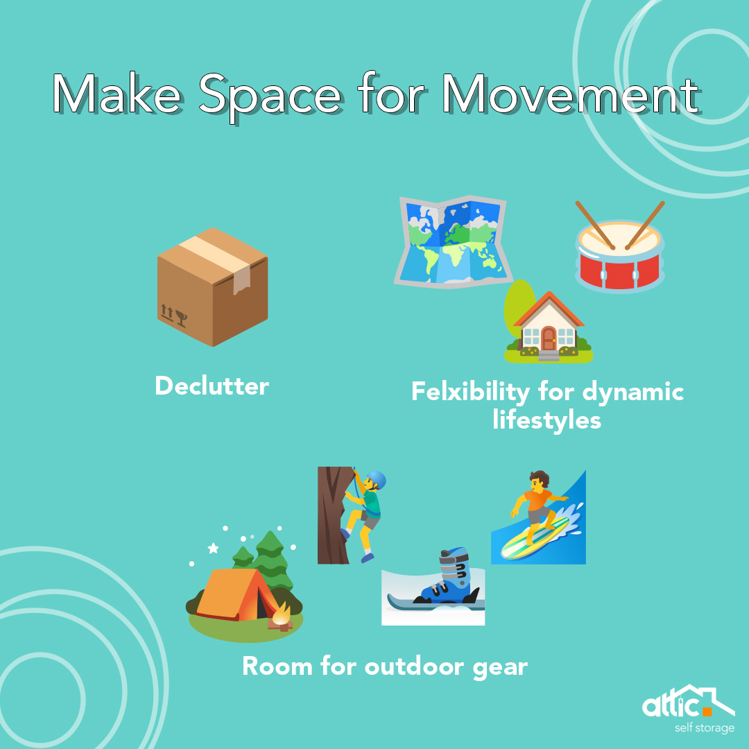 Make space for movement.🤸‍♀️

This Mental Health Awareness Week, let's delve deeper into how movement and self-storage can intertwine to foster a healthier mind and body. 

#MovementForMentalHealth #MentalHealthAwarenessWeek #MHAW