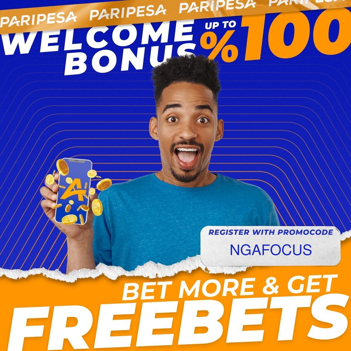 Register Paripesa today and enjoy 100% bonus when you use my promocode 🔥 Link : combodef.com/L?tag=d_316285… Promocode: NGAFOCUS