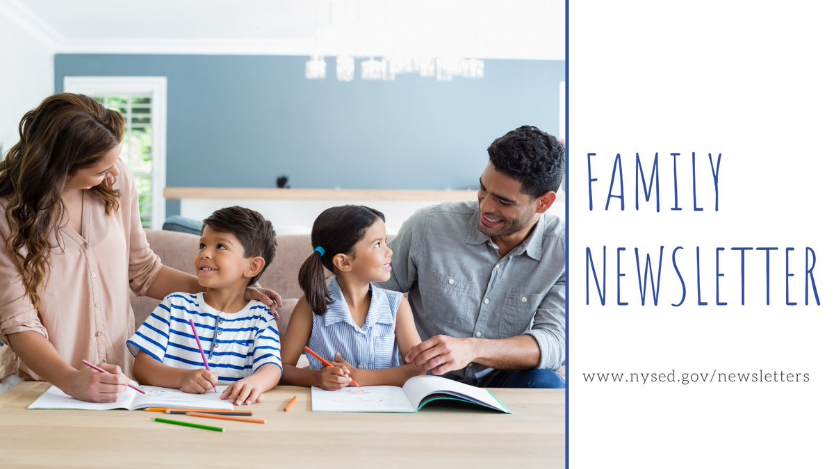 Read the latest edition of Commissioner Rosa’s family newsletter for updates from the New York State Education Department: bit.ly/3wobua1 Subscribe to receive future editions via email: bit.ly/3h7YWrj