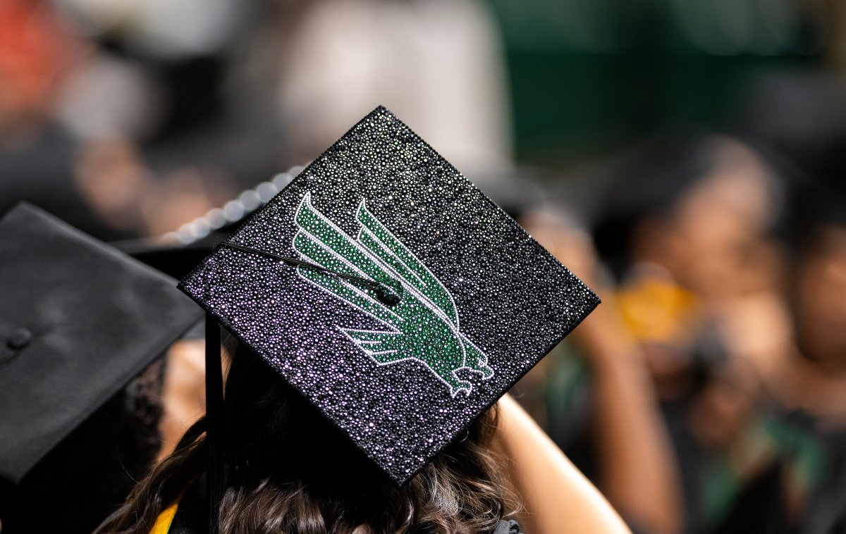 What an incredible weekend of watching so many accomplished individuals cross the stage — welcome to the #UNTAlumni family! 🎓