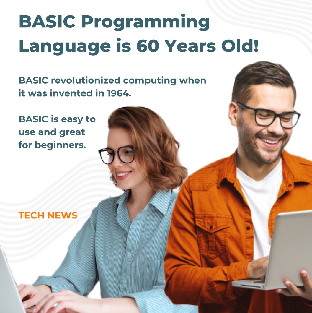 NissintTech1's tweet image. Did you learn how to code in BASIC? 🤔 This programming language is great for beginners and just turned 60 years old! 🎉
#softwareprogramming #softwareengineer #technews #programminglanguage #codinglife #coders #python #java