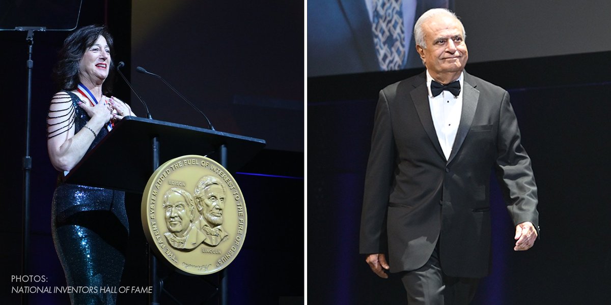 NAE members Andrea Goldsmith and Asad Madni were officially inducted into the @InventorsHOF! Goldsmith is recognized for adaptive beamforming for multi-antenna Wi-Fi. Madni is recognized for MEMS gyroscope for aerospace and automotive safety. Learn more: ow.ly/gqUz50REJBv