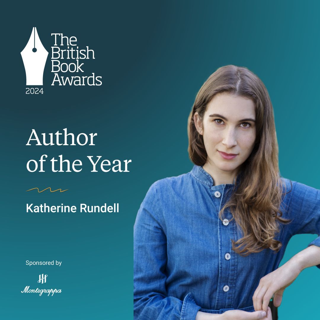 Our winner of Author of the Year (sponsored by @montegrappa1912) is Katherine Rundell. With a huge imagination, an encyclopedic knowledge, vital and vibrant storytelling. #Nibbies #BritishBookAwards