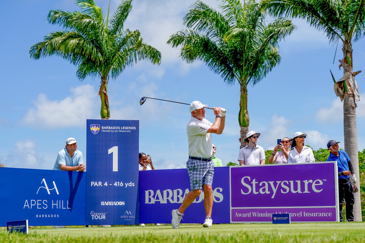 👀 WATCH ON YOUR TV RIGHT NOW! 🚨LEGENDS TOUR HIGHLIGHTS ⛳ Barbados Legends hosted by Ian Woosnam at Apes Hill 📺 @SkySportsGolf & @SkySports Mix #euLegendsTour #BarbadosLegends #visitbarbados #tv #skysports #skysportsgolf