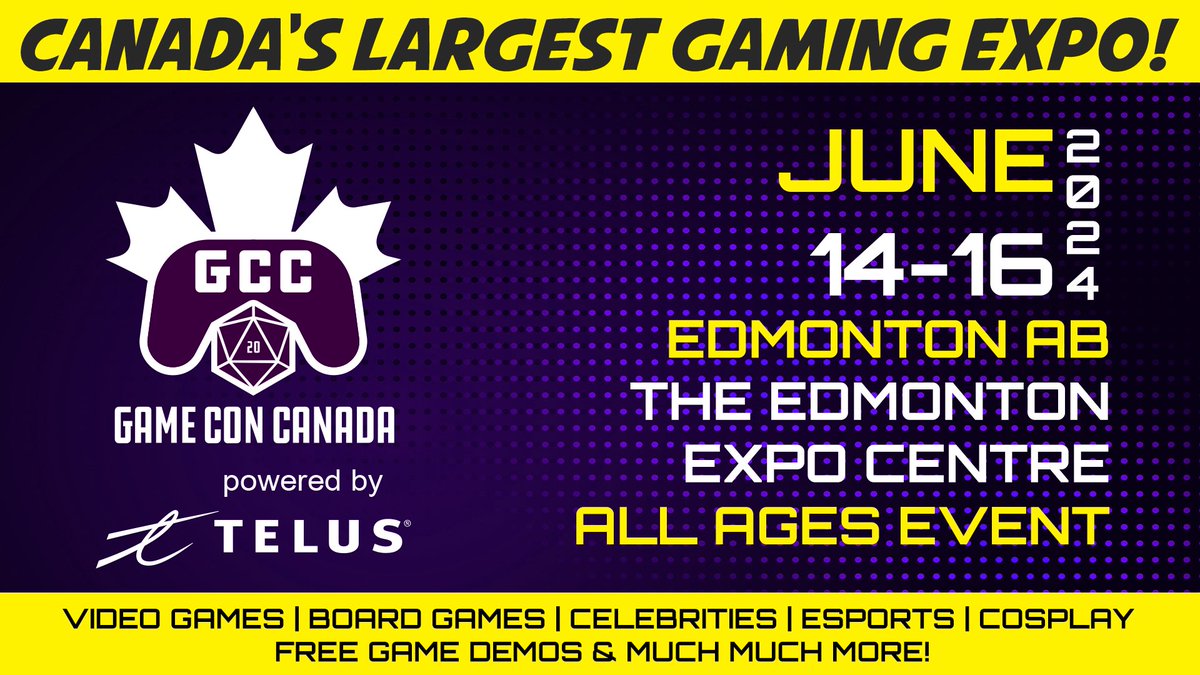 I’ll be @gameconcanada next month here in #yeg!

Come get out of the sun and hang out with nerds like me/you!