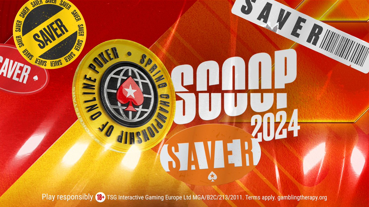 ♠️ Win your buy-in back with SCOOP Saver ♠️ 

Event: SCOOP 53-L: $11 NLHE

Reply with your [Stars ID] and #SCOOPSaver by 18:00 CET, Tue &amp; if you bust short of the money, you could win your buy-in back. 

Up to ten $11 tickets to be won.

T&amp;Cs: psta.rs/TCsGL