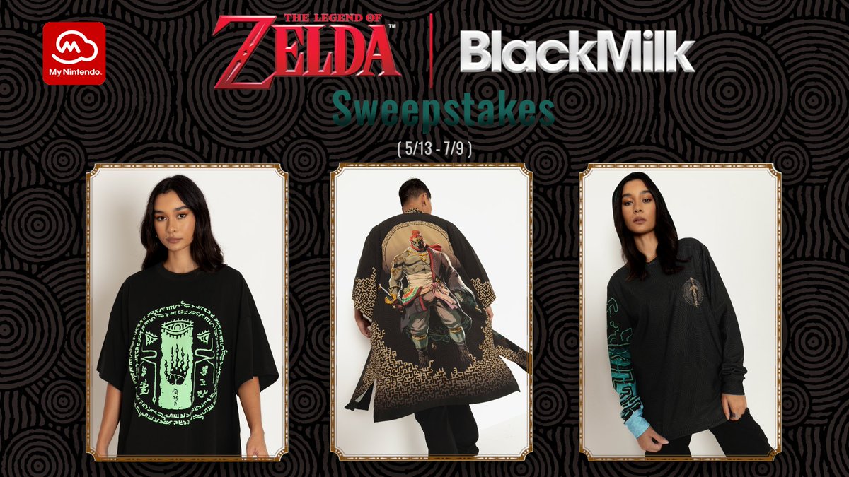 Celebrate the one-year anniversary of a legendary adventure with the #MyNintendo BlackMilk X The Legend of Zelda Sweepstakes. 

Enter now: ninten.do/6011YnKj1