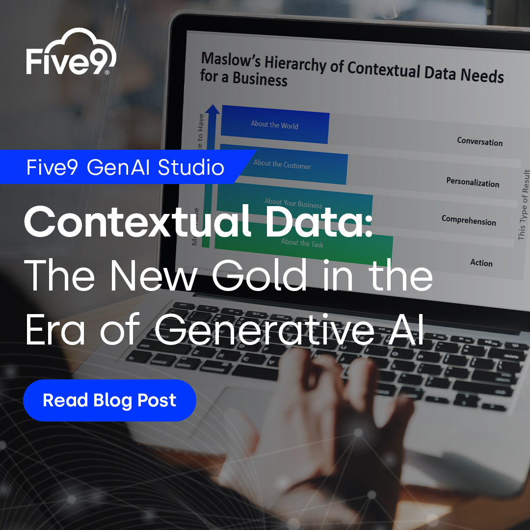 The launch of #GenAI Studio marks a significant milestone in the industry, as it empowers businesses to build generative AI-powered contact centers. Read more by Five9 CTO & Head of AI, @jdrosen2. #AI #CX #ProductNews #IndustryNews #Blog spr.ly/6014jIaSj