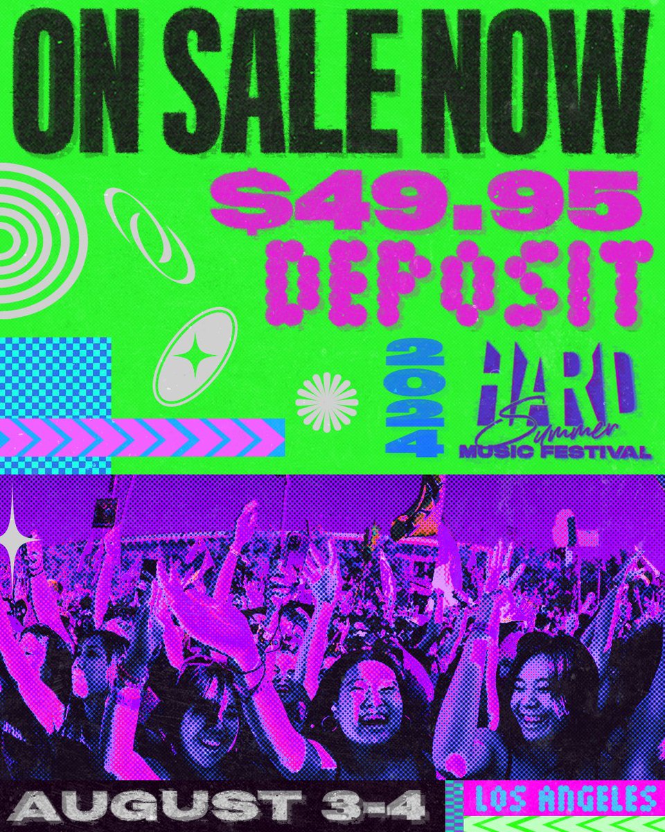 Not sure if u heard but Summer is Coming!!! 🥲 Join us Aug. 3 + 4 and give ur summer the boost it needs! Tickets are now on sale for a $49.95 deposit at HARDFEST.CO/HSMF