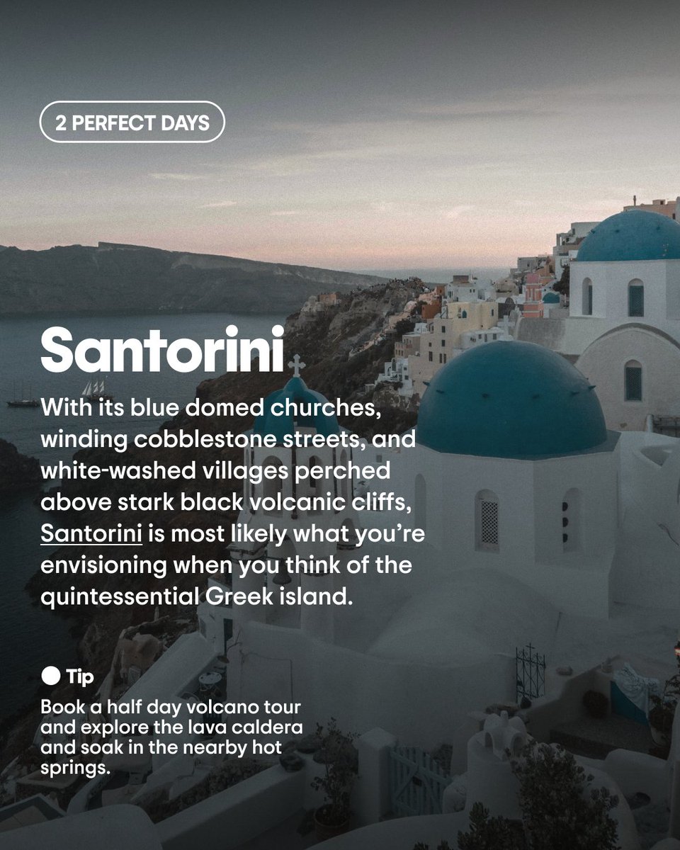 2 perfect days in Santorini: tripadv.sr/3JQmmk3