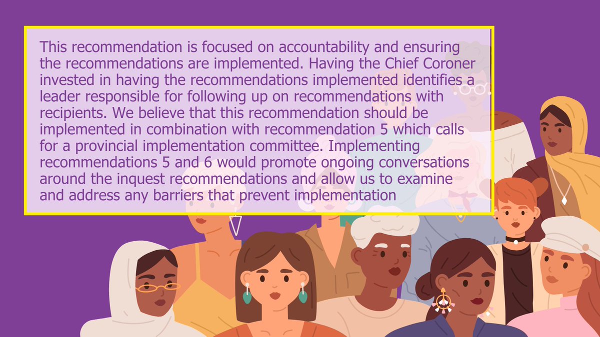 We support the immediate passage of #Bill173 declaring #IPV an epidemic. We also need to focus on implementing the other #CKWinquest recommendations such as recommendation 6 which calls for an amendment to the Coroners Act. More information: ow.ly/whii50RviZj #ONpoli