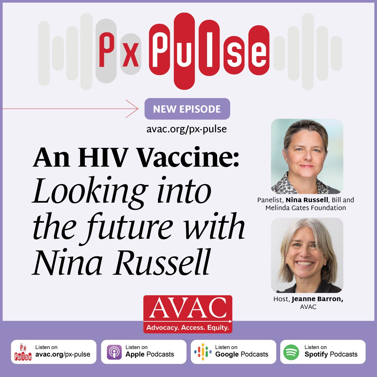 As HIV Vaccine Awareness Day approaches, #PxPulse sits with @NinaRussellMD of @gatesfoundation to discuss the future of HIV vaccine research, and why sustained investment and advocacy are needed to expand our HIV prevention toolbox. #HVAD avac.org/resource/an-hi…