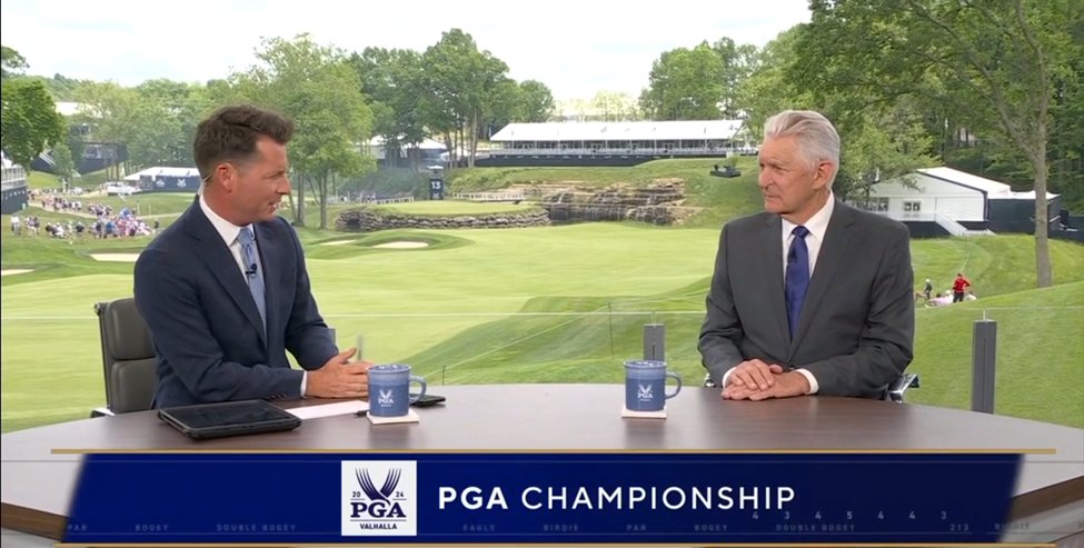 ESPN's on-site coverage of the #PGAChamp is underway from @ValhallaGolf in Louisville. ⛳️ @MattBarrie and Andy North w/ an update this hour on SportsCenter. Full ESPN coverage plans via @AndyHallESPN: bit.ly/44H95nu