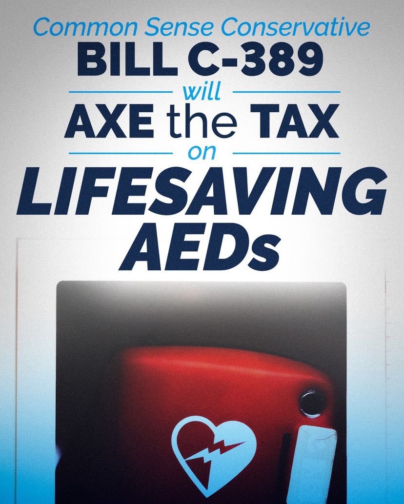 AEDs save lives. Axe the tax
