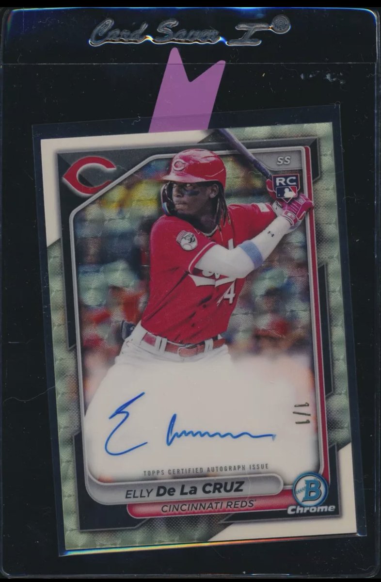 Good news for Elly fans: his 2024 Bowman Superfractor 1/1 Auto is for sale on eBay.

Bad news for Elly fans: the seller is kes935

Those who know, know.