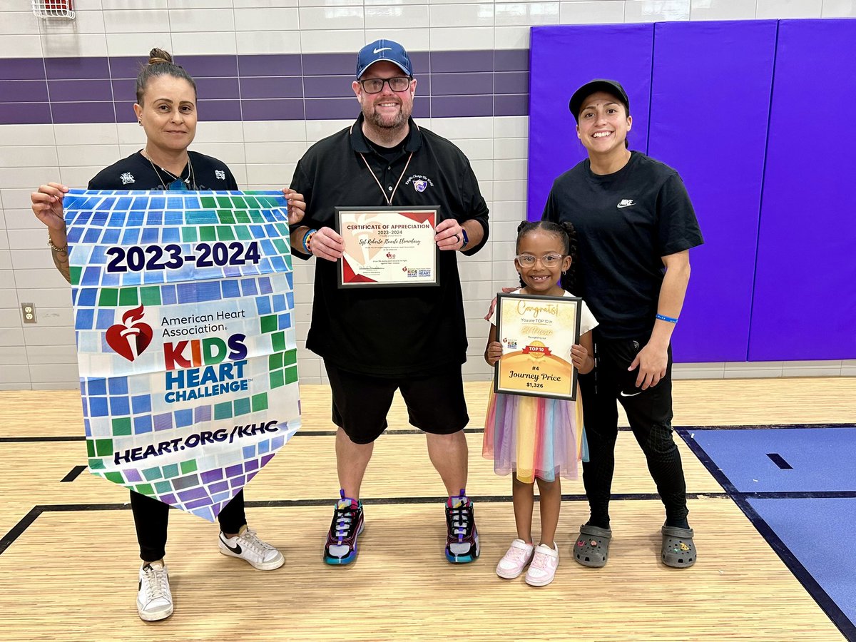 Journey, the Castle is proud of you! Top earner at Ituarte and #4 earner from all El Paso schools that participated in the 2024 Kids Heart Challenge! Keep working hard and being the amazing and kind hearted kiddo you are! @Ituarte_ES @American_Heart #ItsAnItuarteThing #TeamSISD