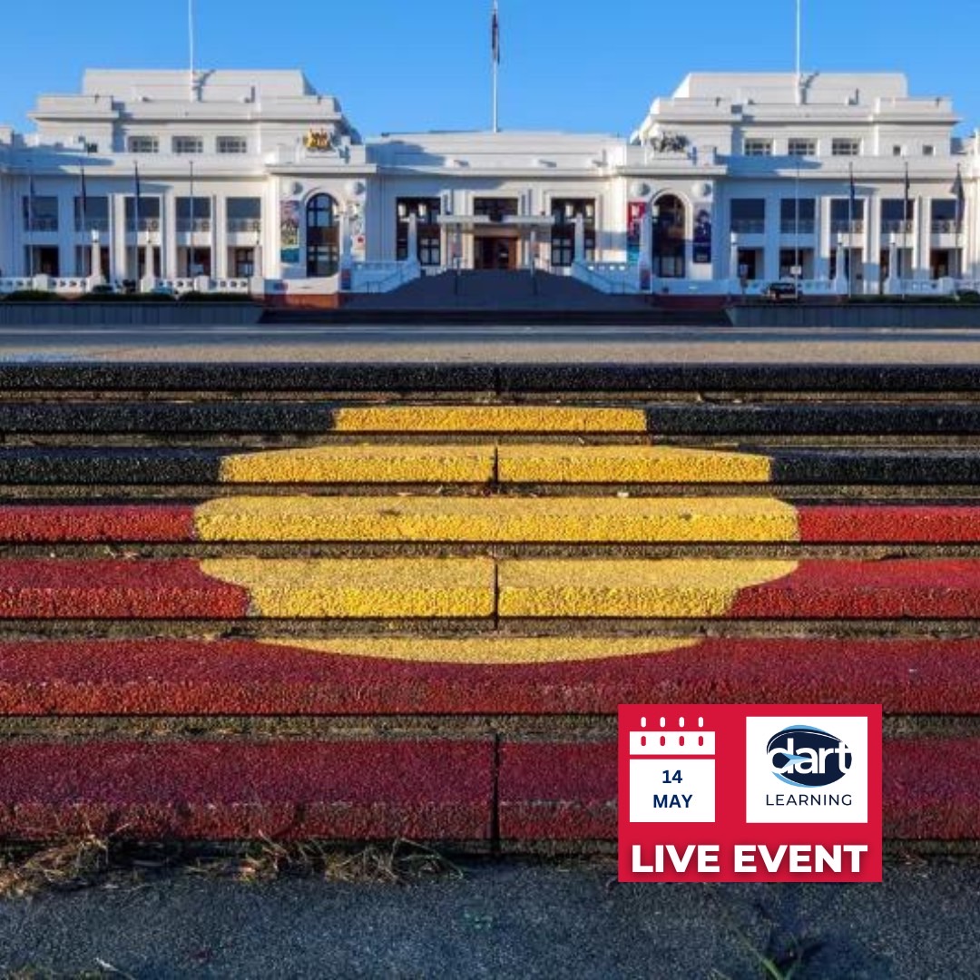 Step into history with us on May 14th 12pm! 📜 
Explore the stories of remarkable Indigenous Australians who have shaped our democracy and fought for change. 🏛️ dartlearning.org.au/excursion/firs…

#FirstNationsRights #IndigenousHistory #NationalReconciliationWeek #NAIDOCWeek #DARTLearning