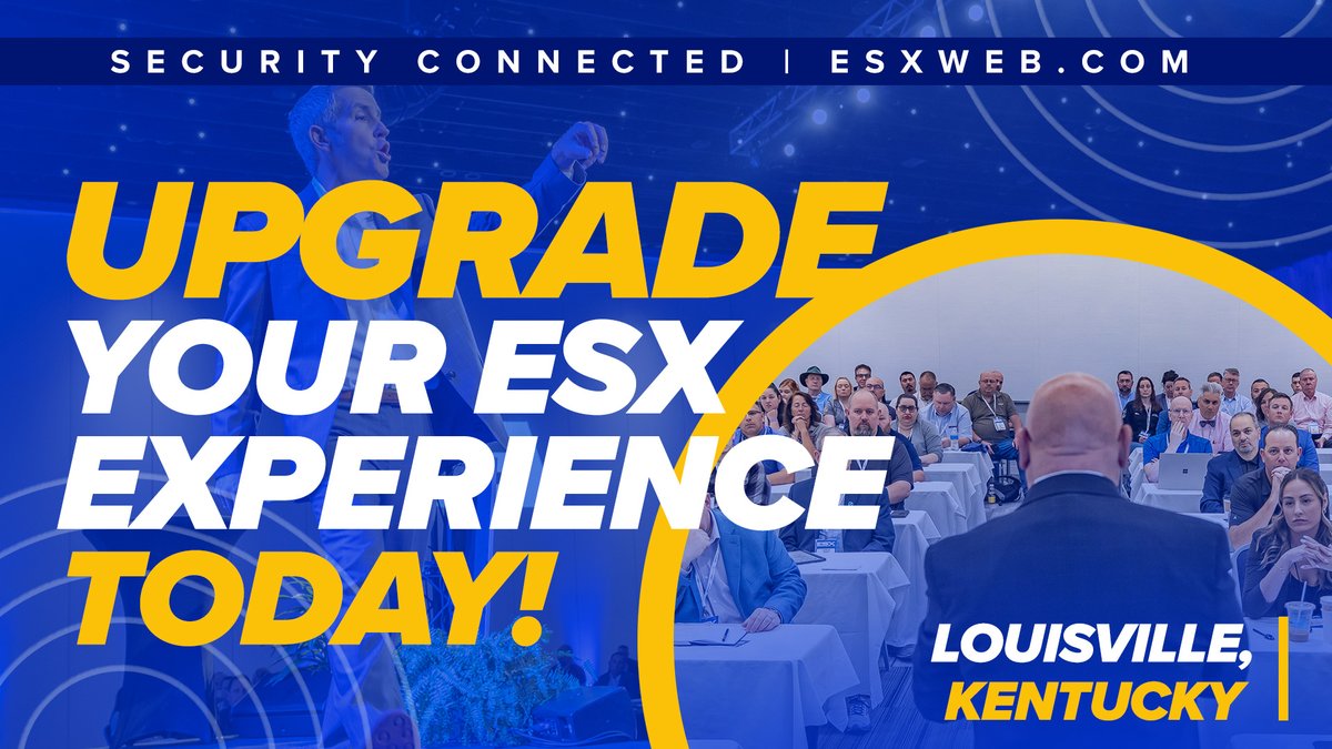 Electronic Security Expo (@esxweb) on Twitter photo Already got your #ESX2024 passes but second guessing your pass type? No worries! We get it 👏  
Upgrade your pass type now to a Deluxe or Executive pass and get access to Executive Leadership Workshops 💸
Upgrade Now ➡️ esxweb.com/esx-trade-show… #SecurityConnected Already got your #ESX2024 passes but second guessing your pass type? No worries! We get it 👏  
Upgrade your pass type now to a Deluxe or Executive pass and get access to Executive Leadership Workshops 💸
Upgrade Now ➡️ esxweb.com/esx-trade-show… #SecurityConnected