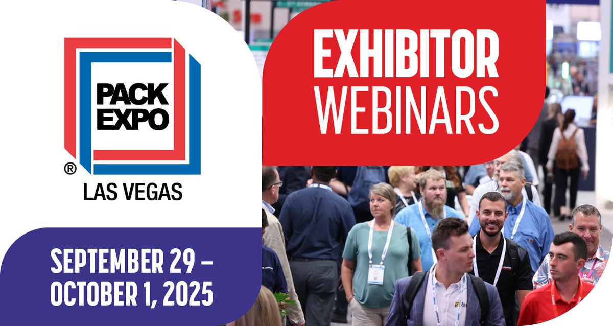Discover what’s new at PACK EXPO Las Vegas 2025! Join our live webinar on May 16 at 2:00 PM EST to dive into the details of the new West Building, Construction Timeline, Show Floor Layout and more! Link to register: bit.ly/4bdbKaA