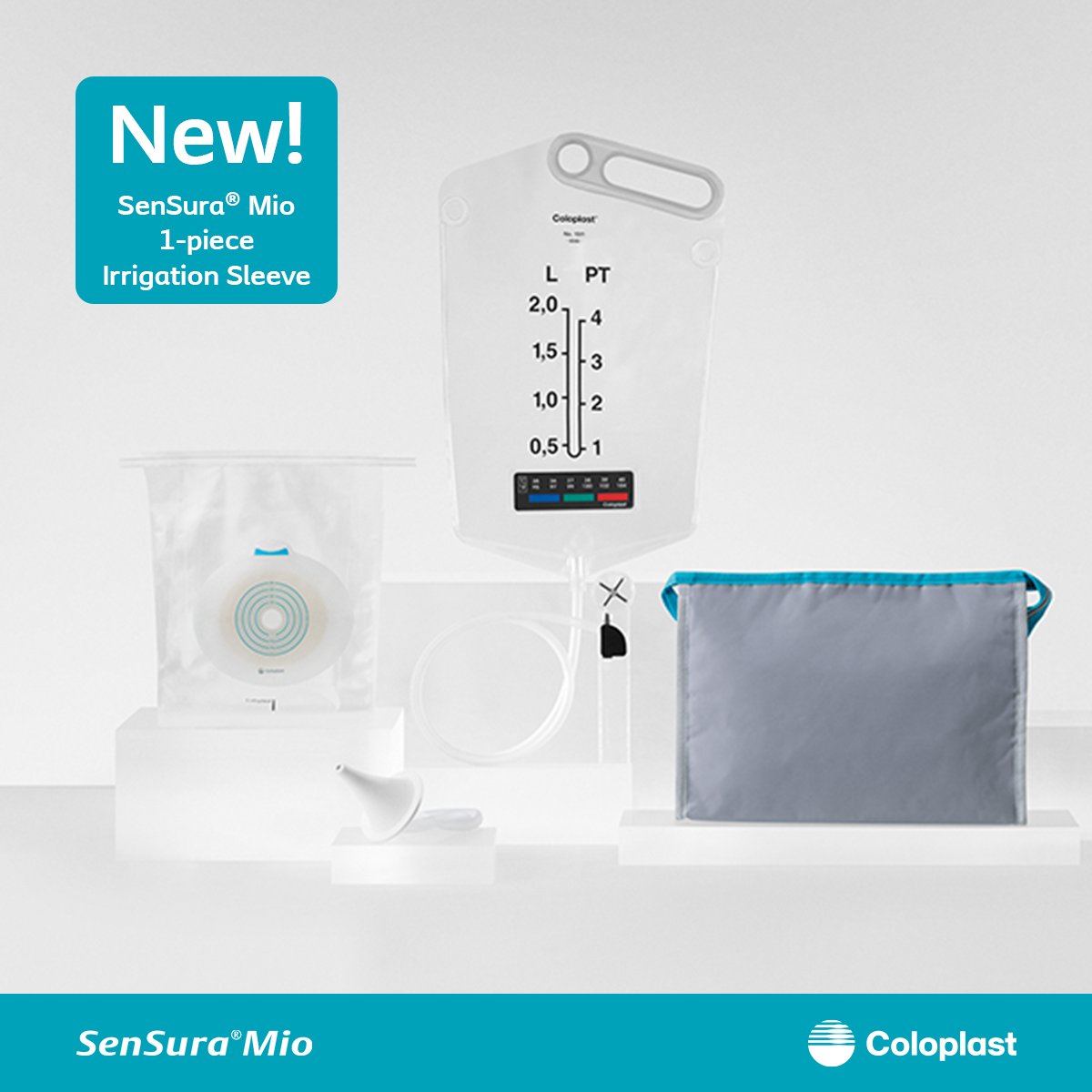 Introducing the NEW SenSura® Mio 1-piece Irrigation Sleeve and Set. From application to removal, the new SenSura Mio Irrigation Sleeve is designed for secure attachment, minimising the risk of leakage and skin complications. Learn more: bit.ly/4dCBsqU