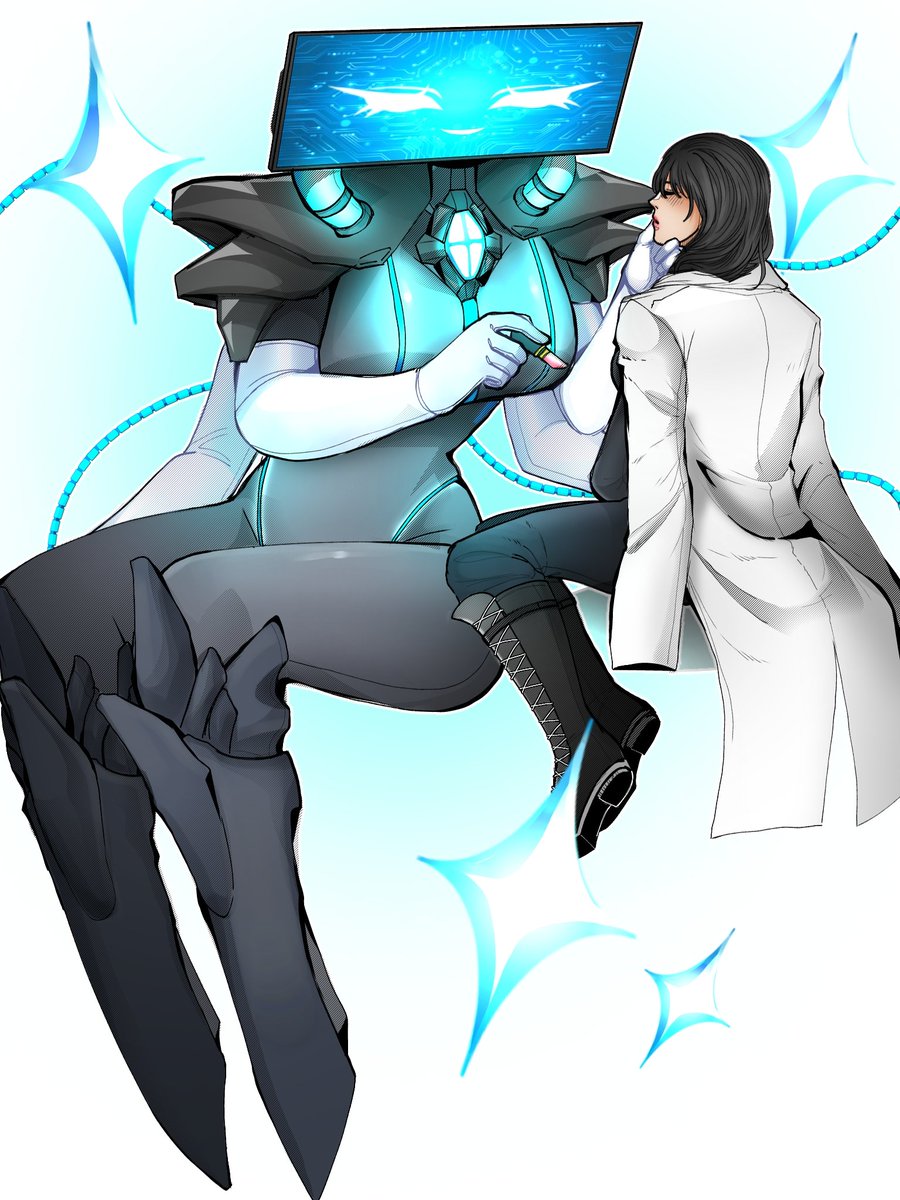 computer_art003's tweet photo. Sweet Dreams ⭐️ #SkibidiToiletOc #SkibidiToiletfanart #art #oc #team_computer #white_computerwoman https://t.co/bKQOzEKBGI