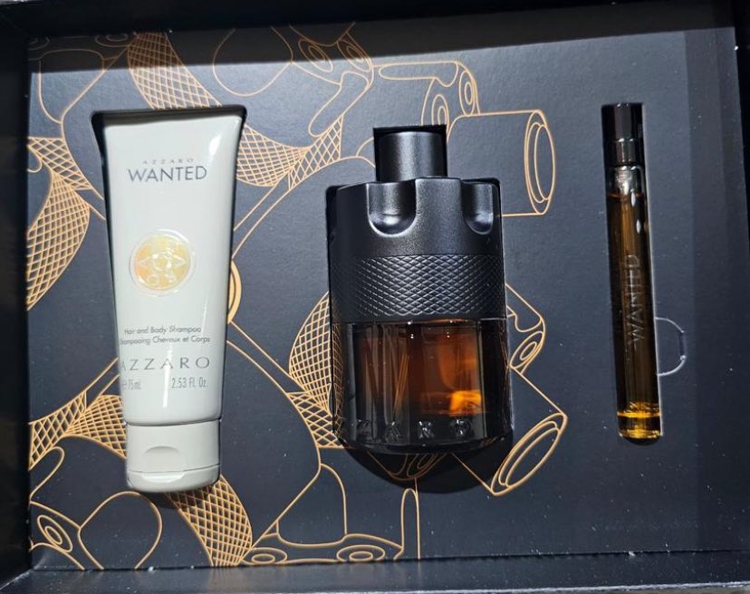 Azzaro wanted gift set available for 1990gh