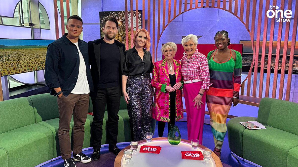 BBC The One Show (@bbctheoneshow) on Twitter photo Best way to start the week 🔥
A huge thanks to tonight’s guests, <a href="/RikRankin/">Richard Rankin</a>, Gloria Hunniford, <a href="/TheAngelaRippon/">Angela Rippon</a> and <a href="/_ClaireRichards/">Claire Richards</a> 🙌
Missed it? Watch on <a href="/BBCiPlayer/">BBC iPlayer</a> 👉 bbc.in/4aczOJG Best way to start the week 🔥
A huge thanks to tonight’s guests, <a href="/RikRankin/">Richard Rankin</a>, Gloria Hunniford, <a href="/TheAngelaRippon/">Angela Rippon</a> and <a href="/_ClaireRichards/">Claire Richards</a> 🙌
Missed it? Watch on <a href="/BBCiPlayer/">BBC iPlayer</a> 👉 bbc.in/4aczOJG