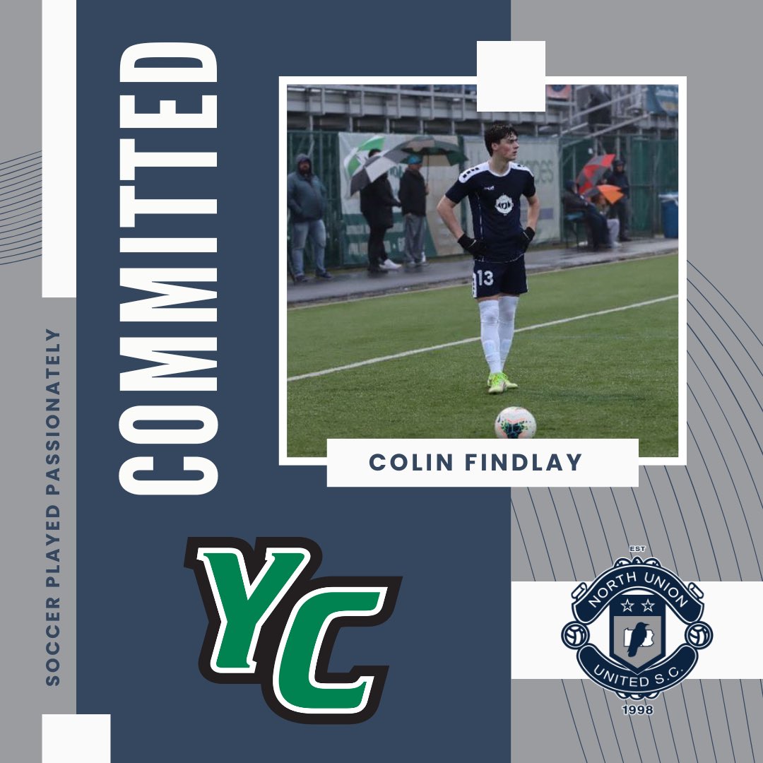 Congratulations to Colin Findlay on his commitment to York College! #collegesoccer #ncaasoccer #committed #NUU