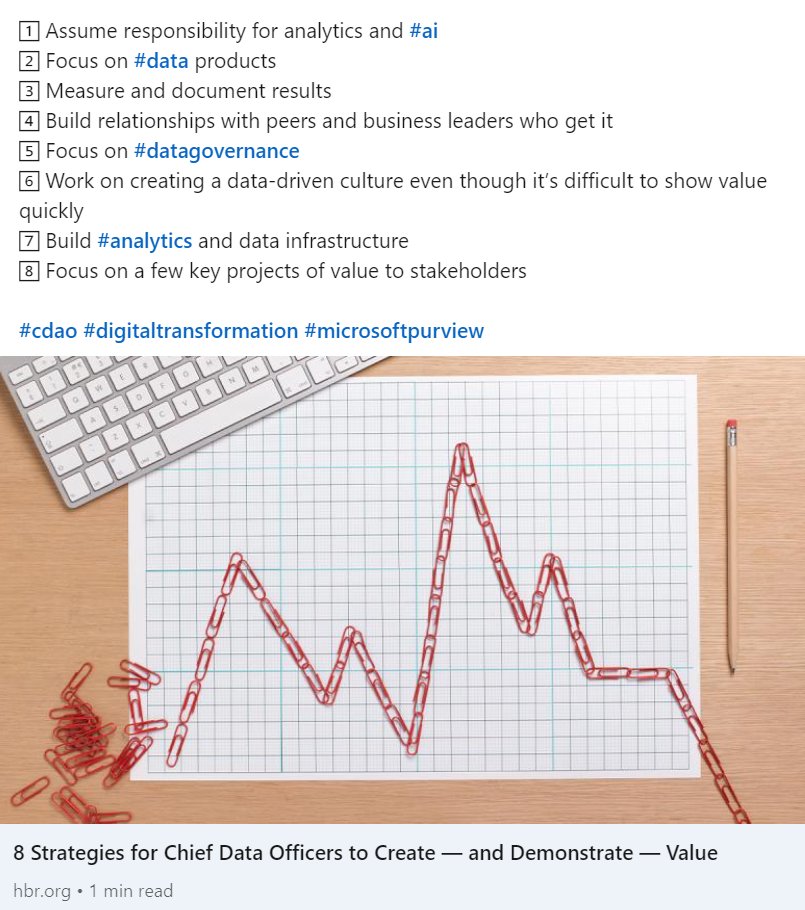#ai #analyttics #cdao #data #datagovernance #digitaltransformation #microsoftpurview
tinyurl.com/m52yks6w