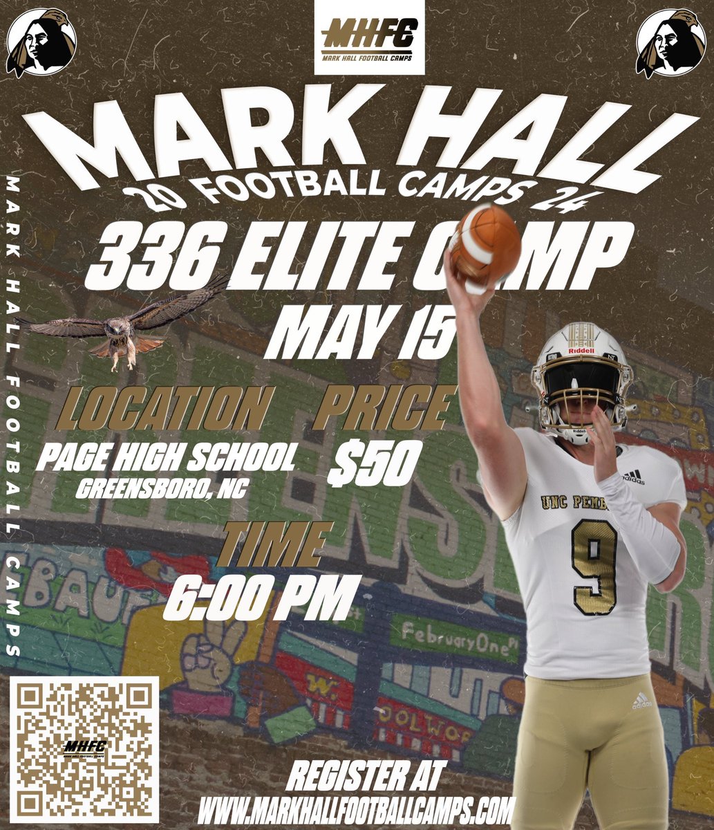 NORTH CAROLINA COME ON AND RASIE UP‼️CANT WAIT TO SEE THE TALENT NORTH CAROLINA HAS TO OFFER! #STANDARDISLEGENDARY #WELCOMETOTHEDARKSIDE🏴‍☠️ #BRAVESNATION ⬇️⬇️ markhallfootballcamps.com