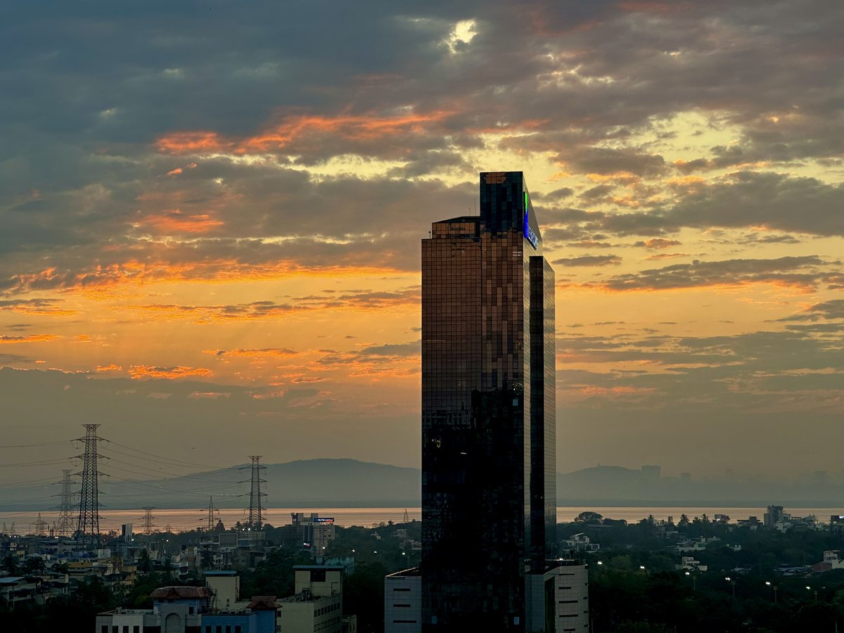 Vashi sunset was something today