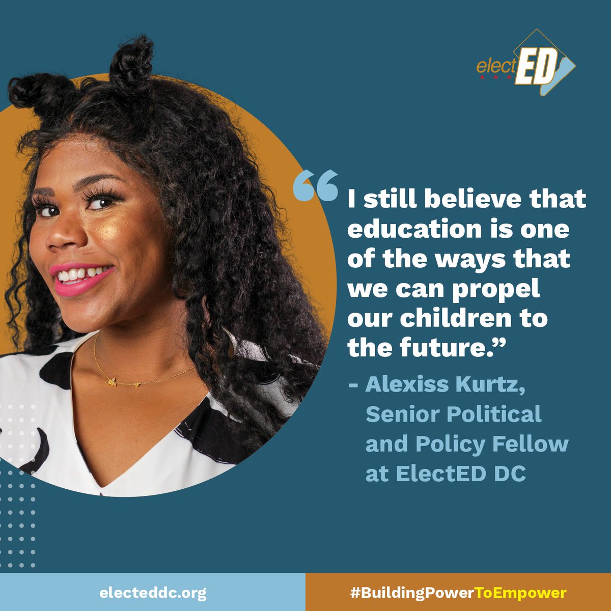 ElectEDdc's tweet photo. 🌟 Meet Alexiss Kurtz, a proud 3rd-generation Washingtonian with an amazing journey that sheds light on community challenges. Despite obstacles, Alexiss advocates for accountability and equitable education. Learn more at https://t.co/x8QsPWGwNO!  #ElectEDDC #DCPrimary https://t.co/j6QcT50NDv