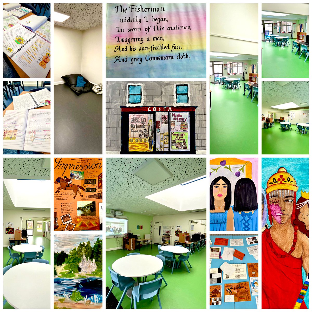 scoildara's tweet photo. A sincere thank you to all the teachers who generously shared their work and their students' accomplishments today. A wonderful opportunity to showcase some of our students talents and a big thank you to Ms. Gillick for organising this initiative.📚🍎 https://t.co/6z1drs8lys