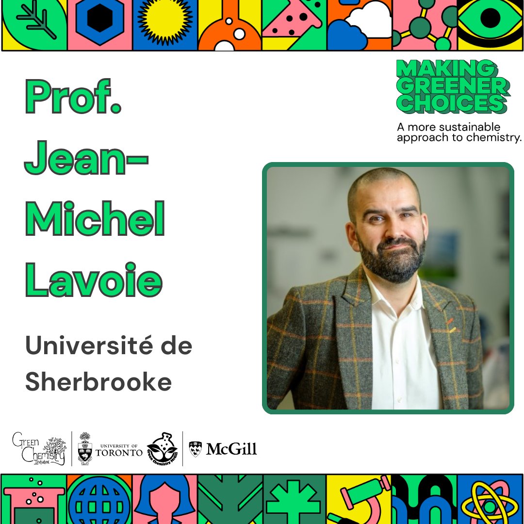 🌿Introducing Prof. Jean-Michel Lavoie, a professor at Université de Sherbrooke focusing on renewable energy. Hear his talk "Industry 101: How to interact with the industry as a researcher up to becoming an entrepreneur yourself" for insights into bridging academia and industry!