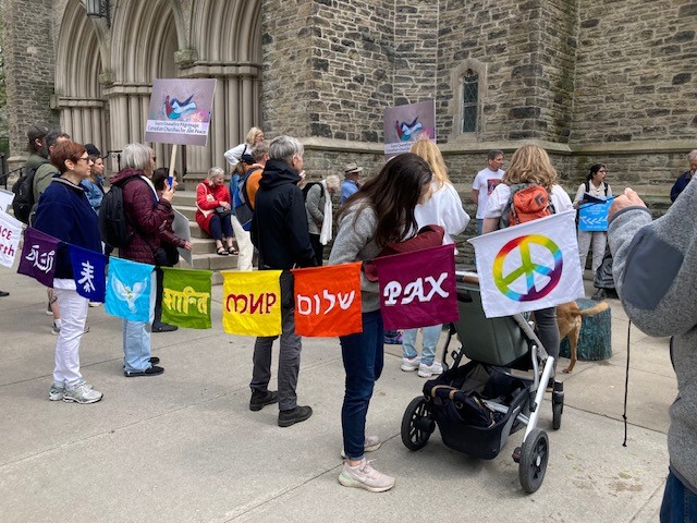 Bishop Andrew and Mary Asbil participated in the Gaza Ceasefire Pilgrimage organized by KAIROS this weekend, walking in prayerful solidarity with the people of Gaza.