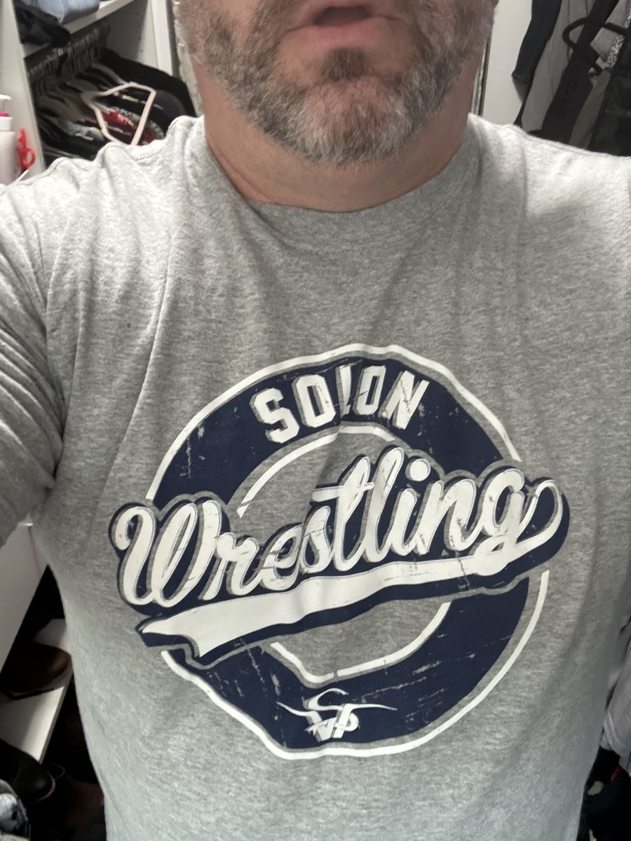 Last one for tonight. Returning home. @solonwc #WrestlingShirtADayInMay
