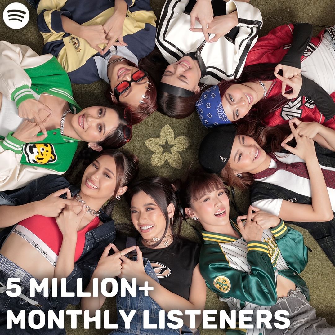 Another milestone for @BINI_ph! 🌸

The nation's girl group continues to soar to new heights as they just reached more than 5 million monthly listeners on Spotify, Star Music said.

Thank you for the effort and consistent support, BLOOMS! 🌸💖

(📸: Star Music/Instagram)

Related