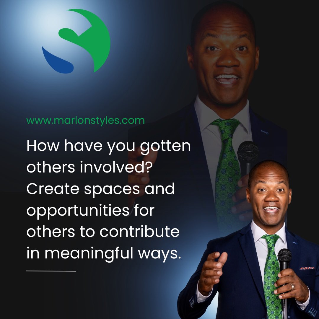 Styles_MarlonJr's tweet image. The Secret Sauce…intentionally opening avenues for collaboration and empowering others to bring their unique perspectives and skills to the table.

Those are the 2 main ingredients in all of my leadership recipes.

How do you #involve others in your work?