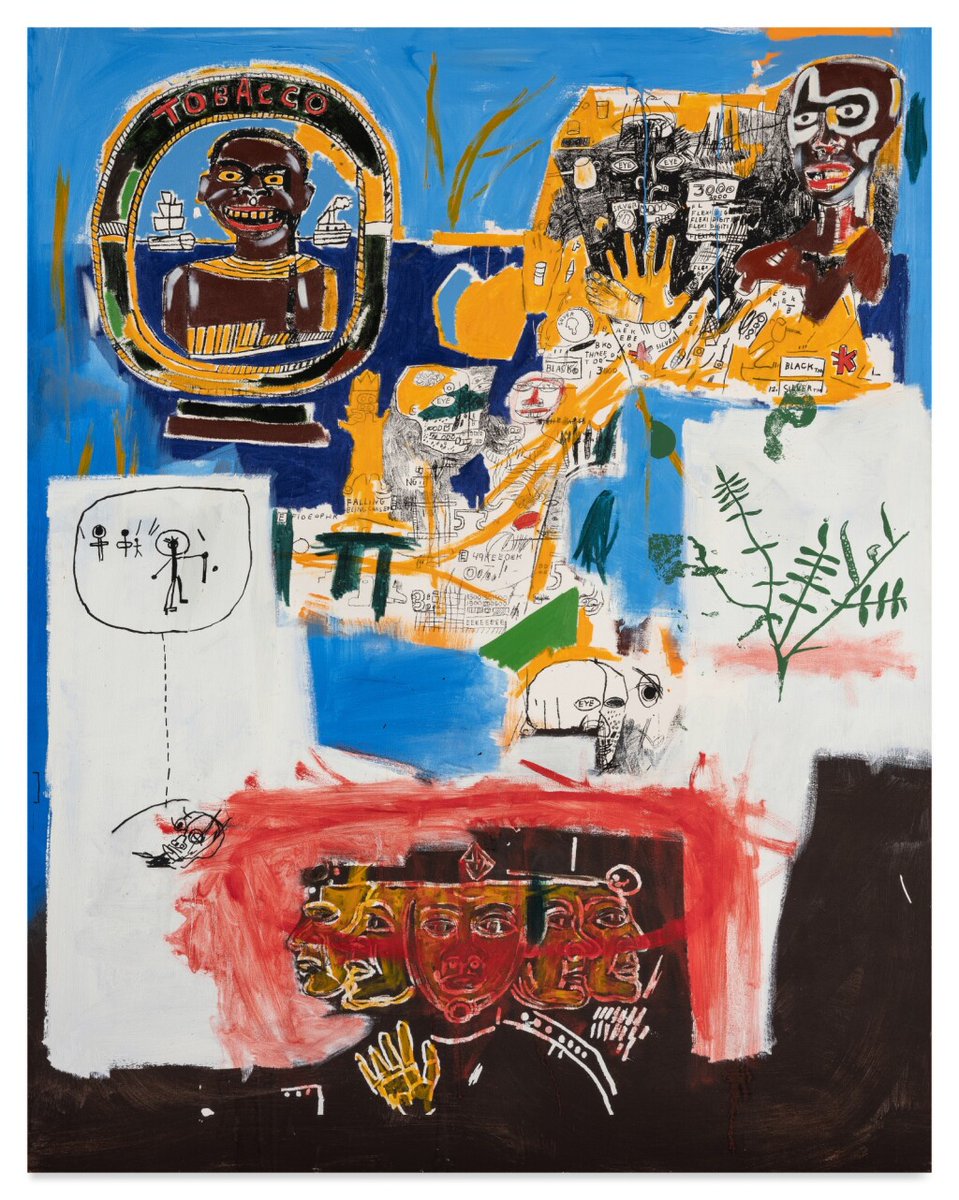 #AuctionUpdate: The third Jean-Michel Basquiat of the evening, ‘Campaign’ fetches $10M.