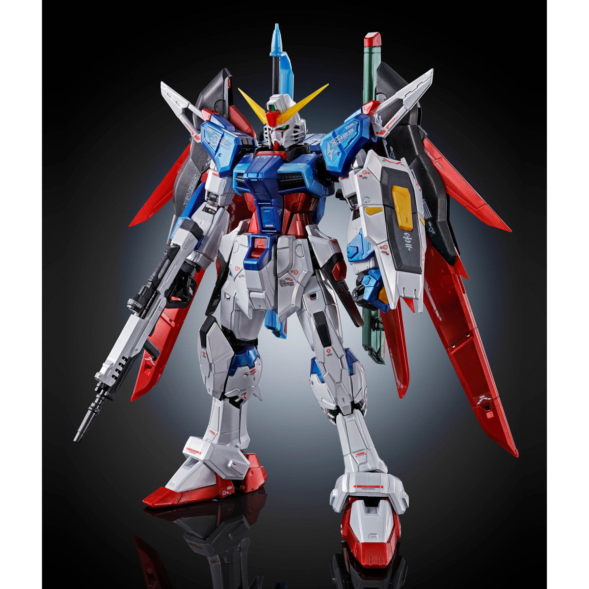 RG デスティニーガンダム(チタニウムフィニッシュ)&エフェクト光の翼セット RG デスティニーガンダム チタニウムフィニッシュ 光の翼エフェクトセット