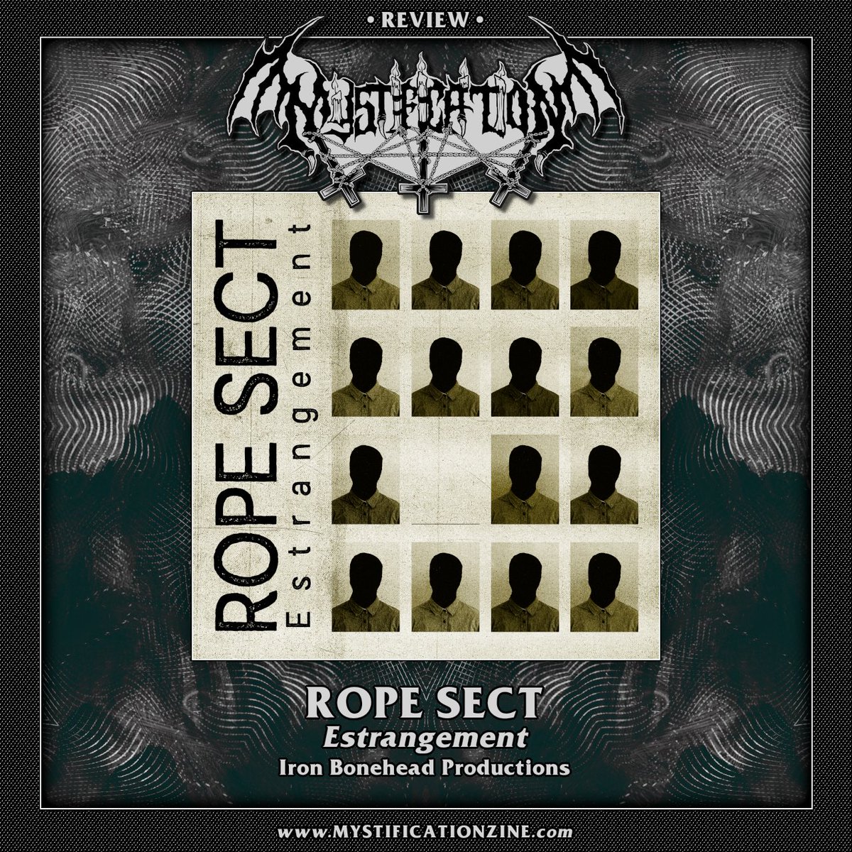 ROPE SECT – Estrangement (2024) | REVIEW Deathrock/post-punk from Germany. Second LP. mystificationzine.com/2024/05/13/rop…