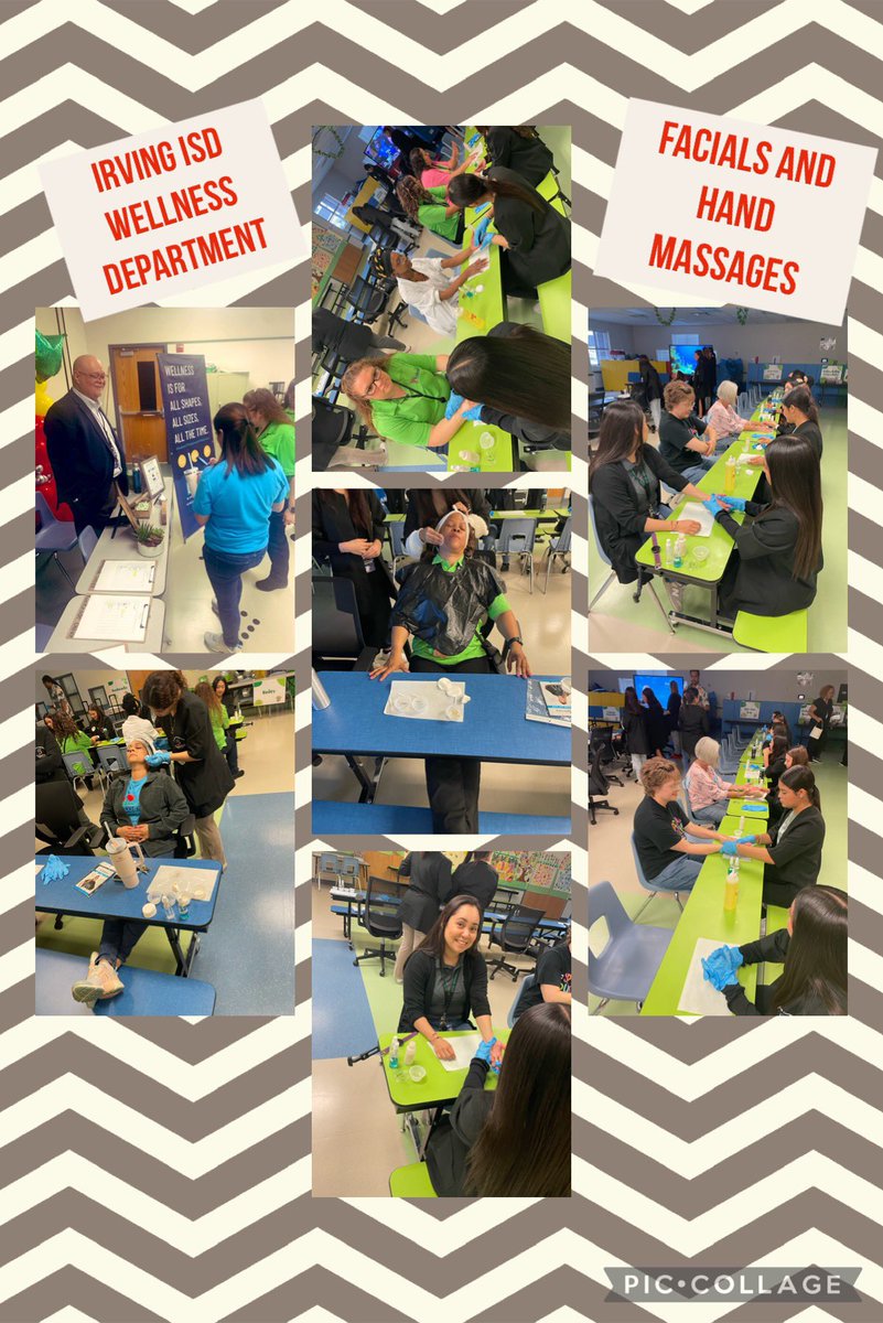 Day 1: Kinkeade’s Destress Fest-

Thanks you <a href="/IISD_Wellness/">Irving ISD - Employee Wellness and Support</a>  and the cosmetologist students at Ratteree for coming today. Making our Kinkeade staff relaxed and aware of opportunities Irving ISD has for us. 

<a href="/KinkeadeECS/">Kinkeade ECS</a> <a href="/MrsFloyd0419/">Delicia Floyd</a> <a href="/TPpayne0228/">Patricia Payne</a>