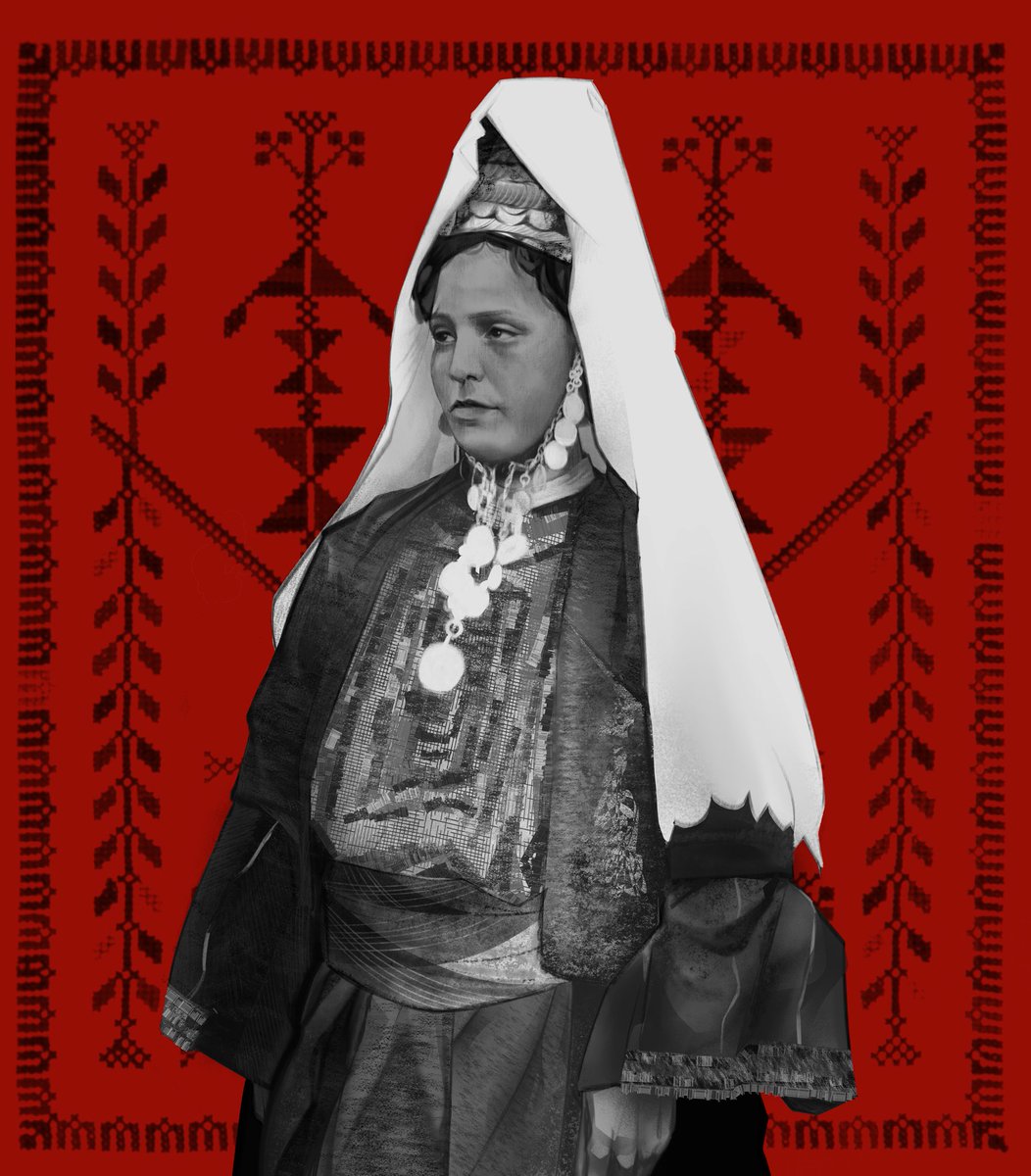 Study of a Palestinian Woman, ‘Women of Bethlehem 86 - (late 19th, early 20th c.)’
#EndTheOccupation #FreePalestine