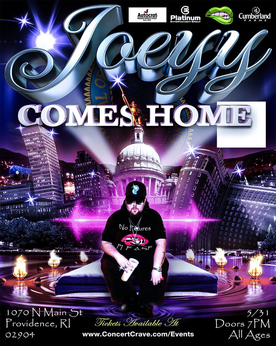 PROVIDENCE, RI IM COMING HOME🏚️🏚️🏚️🏚️MAY 31ST 'Intimate Evening' Come join Joeyy +Special Guests! #Providence #Home 📍🏠🌃