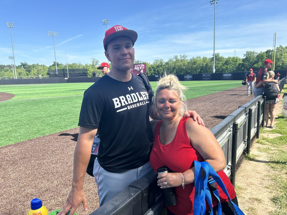 Long trip back from Carbondale on Mother’s Day for Toni but she is a seasoned baseball mom!