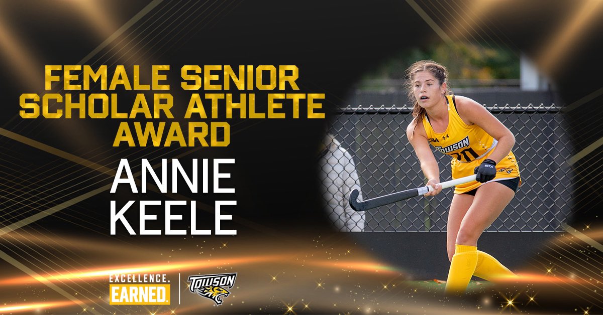 Next up is the Senior Scholar Athlete Award. Our winner on the women’s side is Annie Keele! #GohTigers