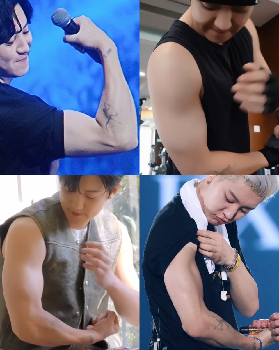 chanyeol’s biceps 🔥