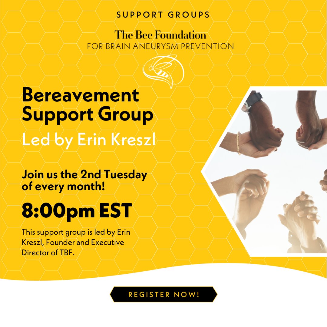 Erin Kreszl will be leading our bereavement support group, tomorrow May 13th at 8:00pm EST as we come together to share, heal, and find strength in unity. Click the link to register NOW! l8r.it/DWYB