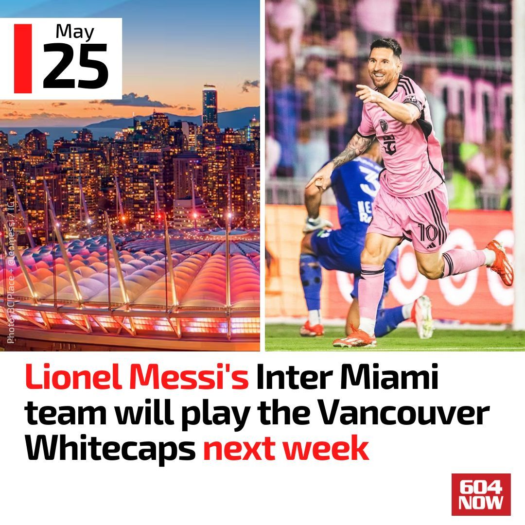 Do you think Lionel Messi @TeamMessi will make his on-field debut in #Vancouver? ⚽ The @WhitecapsFC MLS match is expected to be a complete sellout, possibly the first in the team’s history. Tickets are going for up to $17,000! 💰